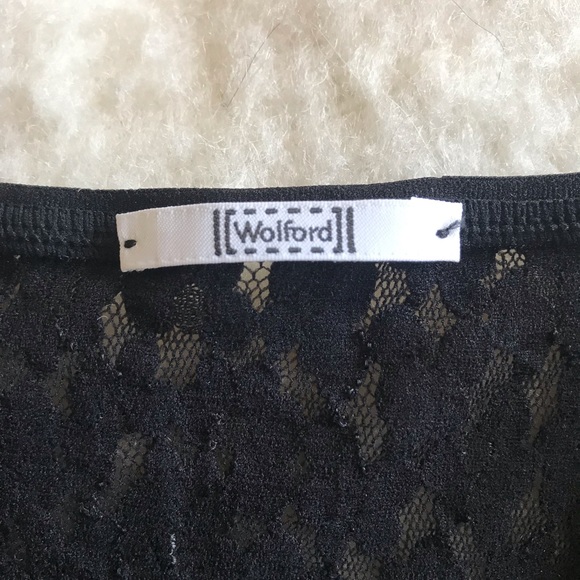 Wolford Long sleeve Lace Bodysuit Black Top - Picture 7 of 7